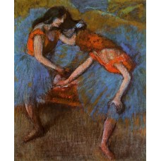 Two Dancers with Yellow Carsages
