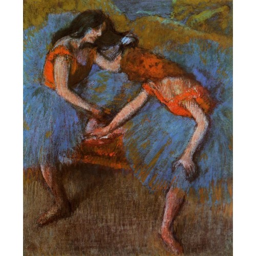 Two Dancers with Yellow Carsages