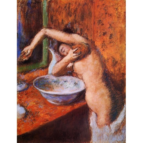 Woman Washing Herself