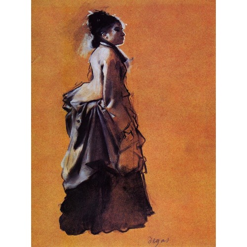 Young Woman in Street Dress