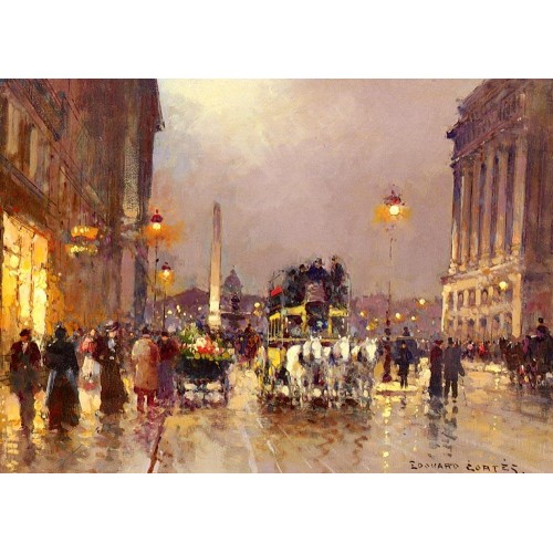 La Place De La Concorde Le Soir
