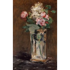 Flowers in a Crystal Vase 1