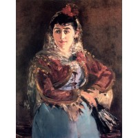 Portrait of Emilie Ambre in the role of Carmen