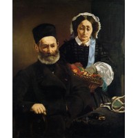 Portrait of Monsieur and Madame Manet (The Artist's Parents)
