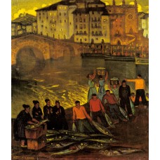 Fisherfolk in a Harbour Town