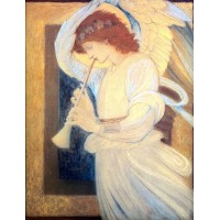 An Angel Playing a Flageolet