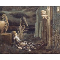 The Dream of Launcelot at the Chapel of the San Graal
