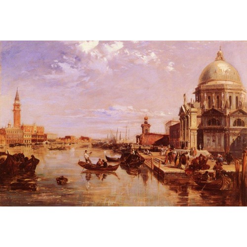 A View of the San Giorgio Church and the Grand Canal