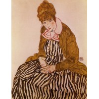 Edith Schiele Seated