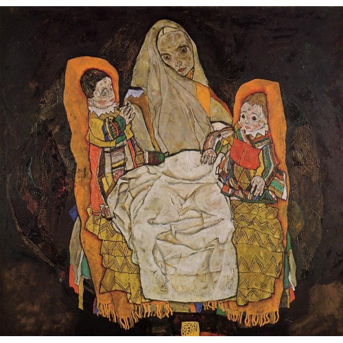 Mother with Two Children