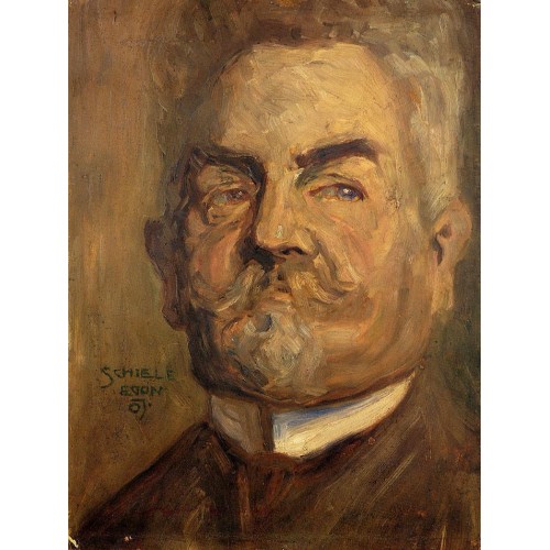 Portrait of Leopold Czihaczek (Head of a Bearded Man)