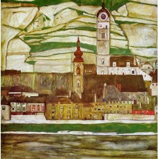 Stein on the Danube with Terraced Vineyards