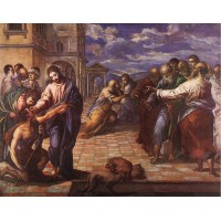 Christ Healing the Blind 2