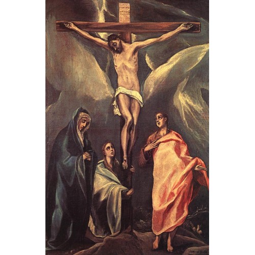 Christ on the Cross with the Two Maries and St John