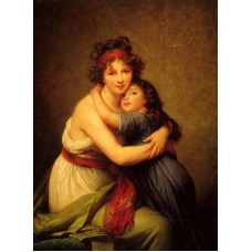 Madame Vigee Le Brun and her daughter