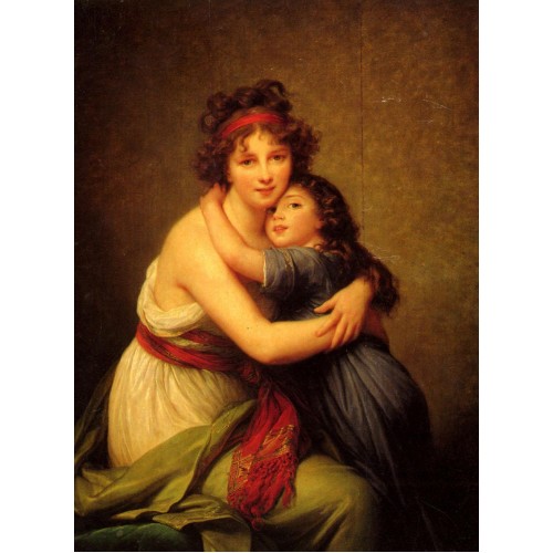 Madame Vigee Le Brun and her daughter