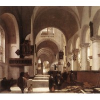 Interior of a Protastant Gothic Church