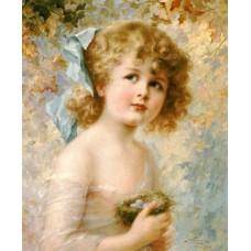 Girl Holding a Nest