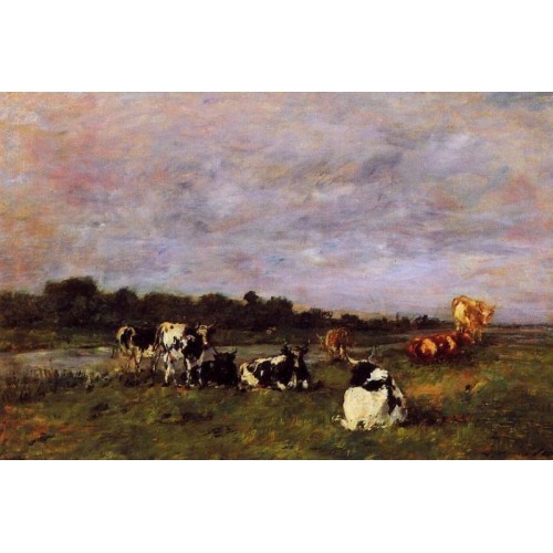 A Pasture on the Banks of the Touques