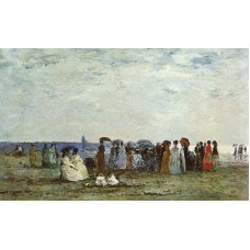 Bathers on the Beach at Trouville