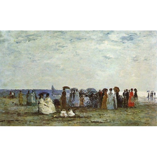 Bathers on the Beach at Trouville