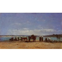 Brittany Fishermen's Wives on the Shore
