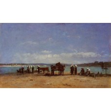 Brittany Fishermen's Wives on the Shore