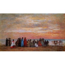 Figures on the Beach at Trouville