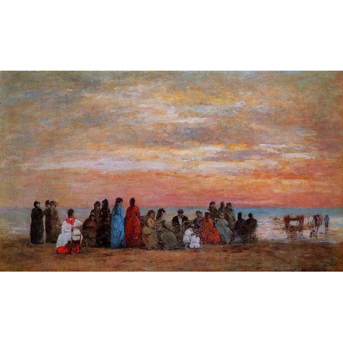 Figures on the Beach at Trouville