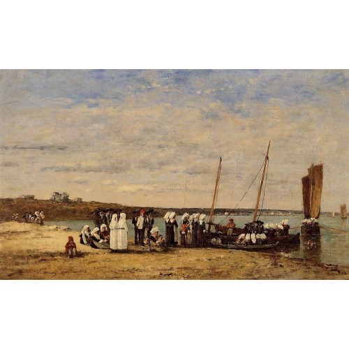 Fishermen of Kerhor Receiving a Blessing at Plougastel