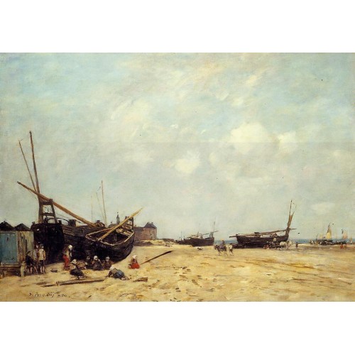 Fishing Boats Aground and at Sea