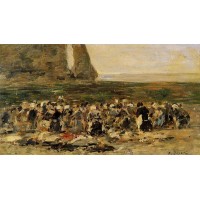 Laundresses at Etretat