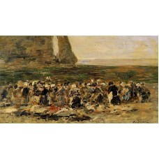 Laundresses at Etretat