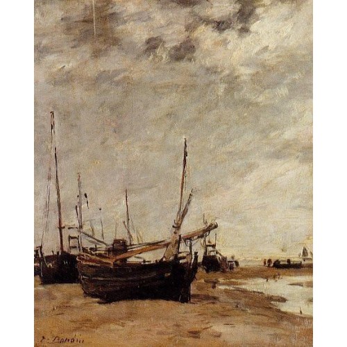 Low Tide Grounded Sailboats