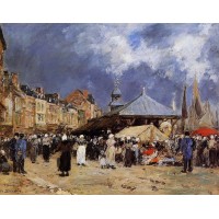 Market at Trouville 1