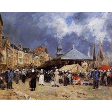 Market at Trouville 1