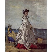 Princess Metternich on the Beach