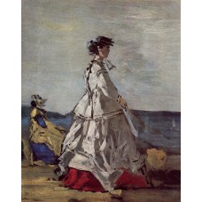 Princess Metternich on the Beach