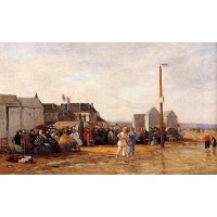 The Bathing Hour at Trouville