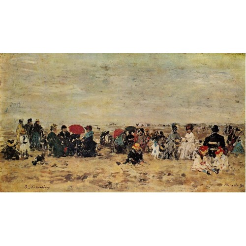 The Beach at Trouville 6