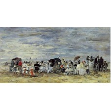 Trouville Beach Scene 1