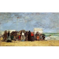 Trouville Beach Scene 10