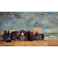 Trouville Beach Scene 9