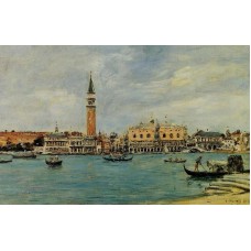 Venice the Campanile the Ducal Palace and the Piazzetta V