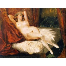 Female Nude Reclining on a Divan