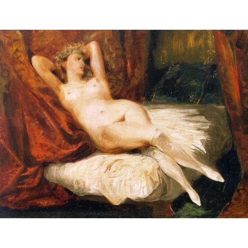 Female Nude Reclining on a Divan