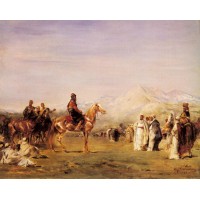 Arab Encampment in the Atlas Mountains