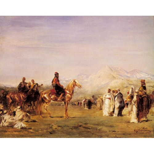 Arab Encampment in the Atlas Mountains