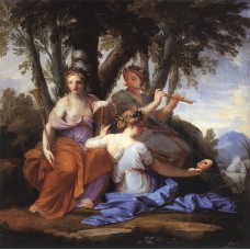 The Muses Clio Euterpe and Thalia