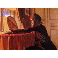 Madame Felix Vallotton at Her Dressing Table